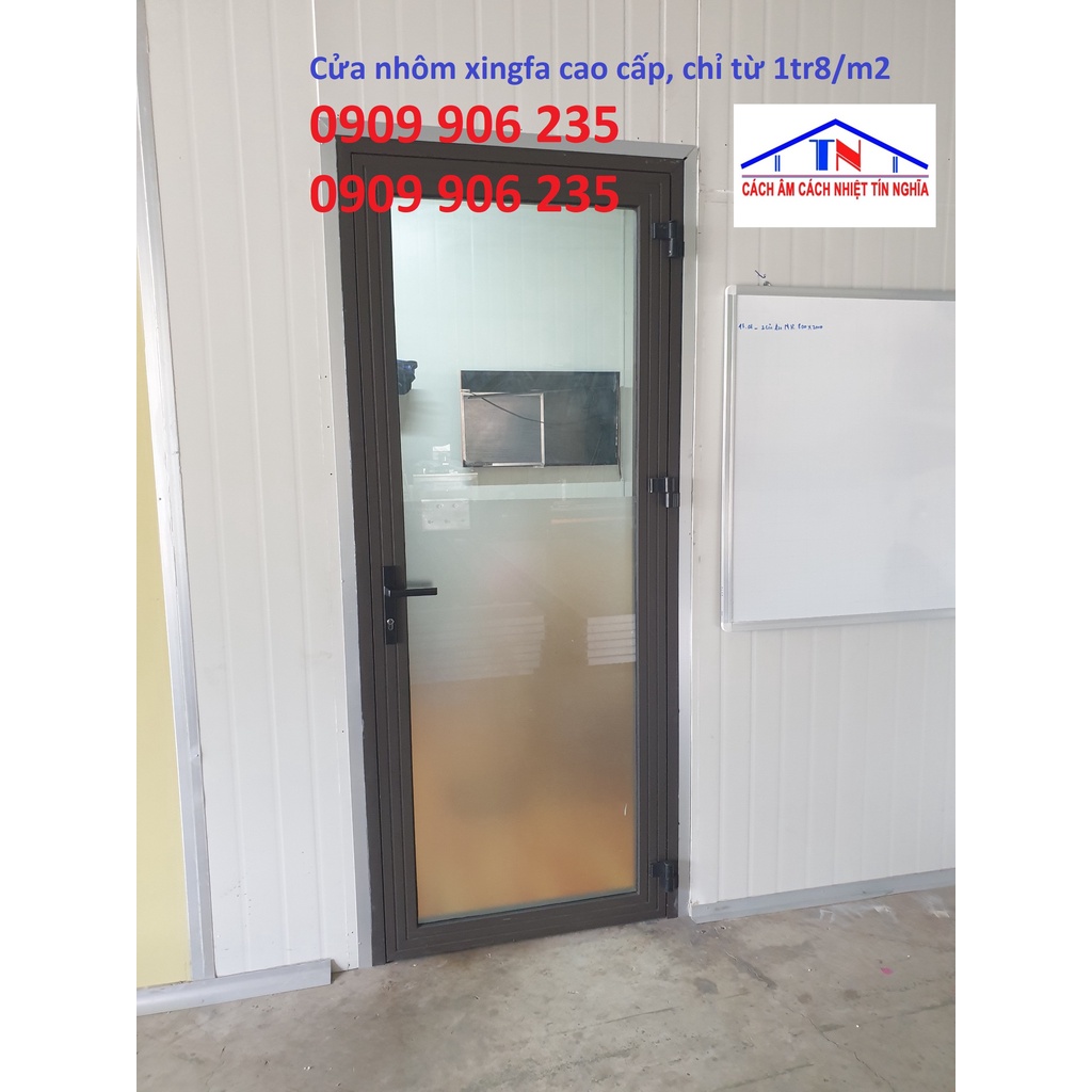 Bộ cửa nhôm kính xingfa - kính cường lực  cao cấp, chắc chắn, bền đẹp, an toàn,...