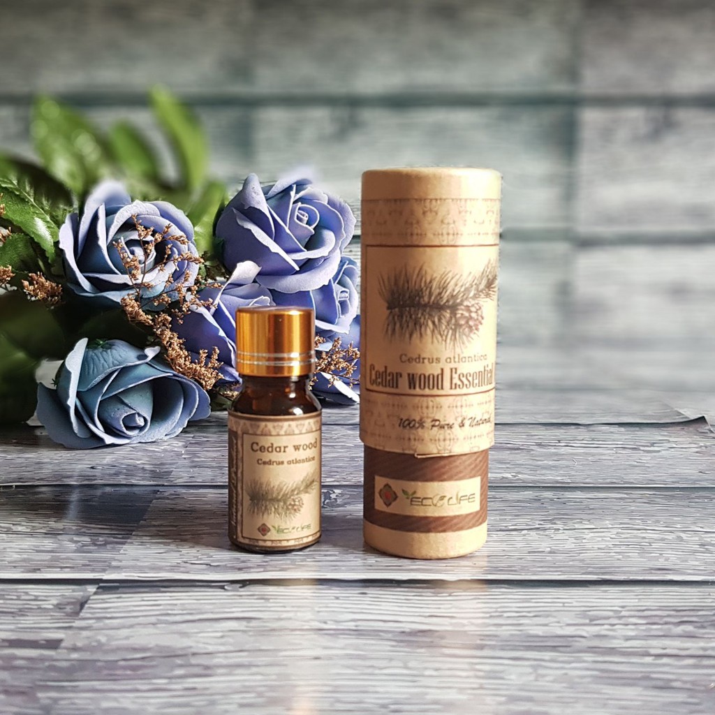 Tinh dầu hoàng đàn ECOLIFE – Cedar Wood Essential Oil