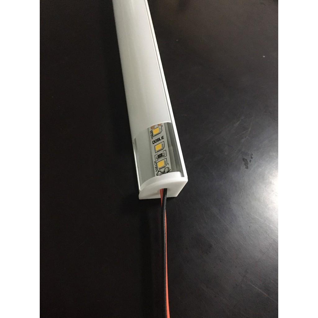 Dây Led dán thanh nhôm cuộn 5m chíp Led 2835 ánh sáng trắng, vàng, trung tính