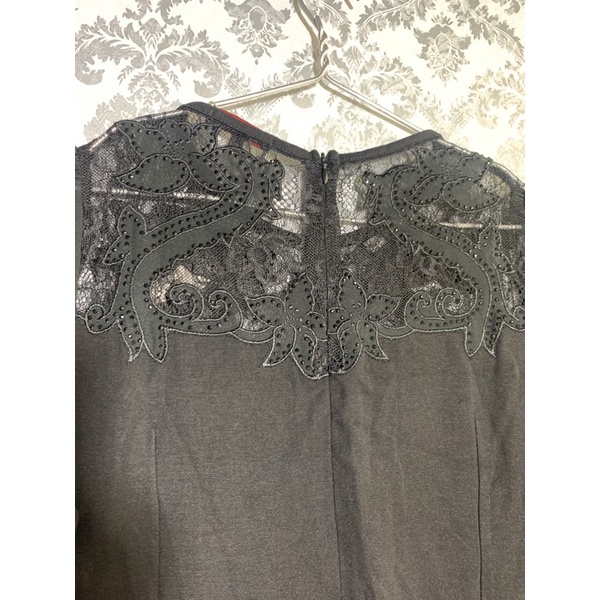 Đầm thun phối voan new tag
