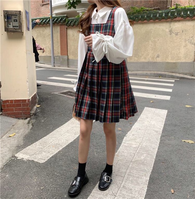 ( CÓ ẢNH THẬT ) VÁY BABYDOLL DÂY KẺ SỌC MIX ÁO THUN SIÊU XINH | BigBuy360 - bigbuy360.vn