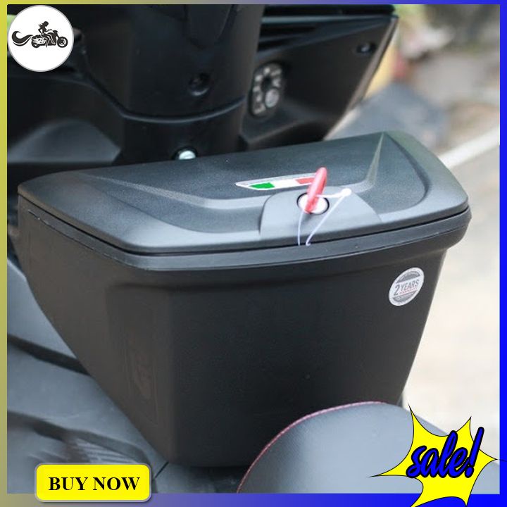 Combo thùng giữa Givi G12N 12L kèm pát gắn cho xe Exciter 155 chính hãng