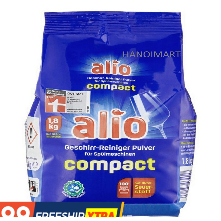 Bột rửa bát Alio 1,8kg Đức