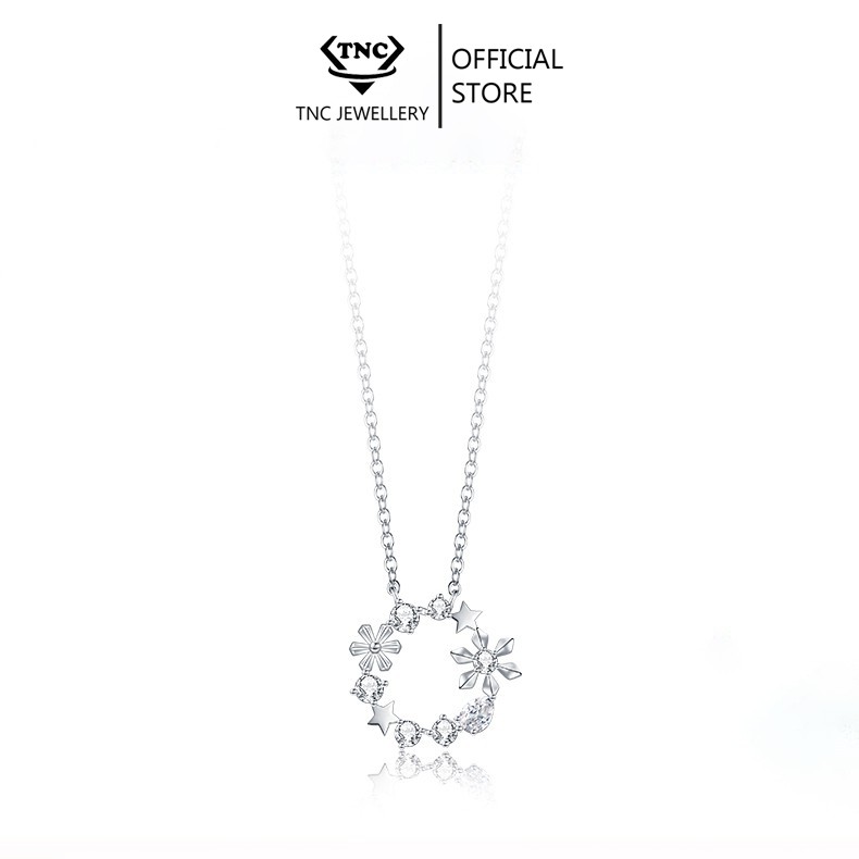 Dây Chuyền Bạc Vòng Hoa Nguyệt Quế Sang Chảnh cho Nữ TNC JEWELLERY