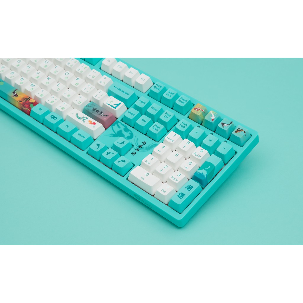 Bàn phím cơ AKKO 3108 V2 Monet'S Pond (blue, orange và pink AKKO switch V2) - Sản phẩm hot nhất của Akko - Mai Hoàng PP | BigBuy360 - bigbuy360.vn