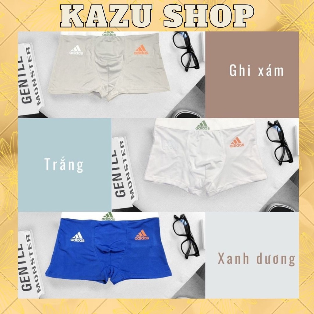 Combo 3 quần sịp đùi nam sexy thun lạnh boxer cao cấp KAZU SHOP