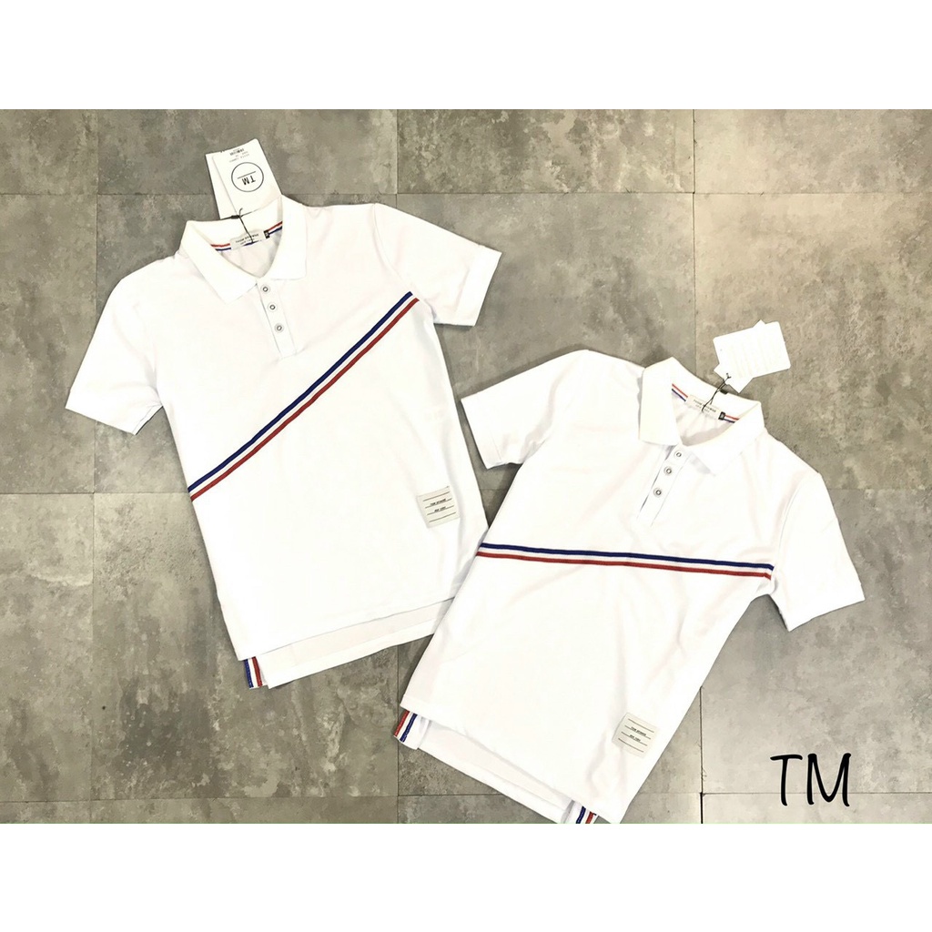 Áo polo nam thể thao sọc chéo PL10 chất cotton cá sấu co giãn 4c-KENT SHOP