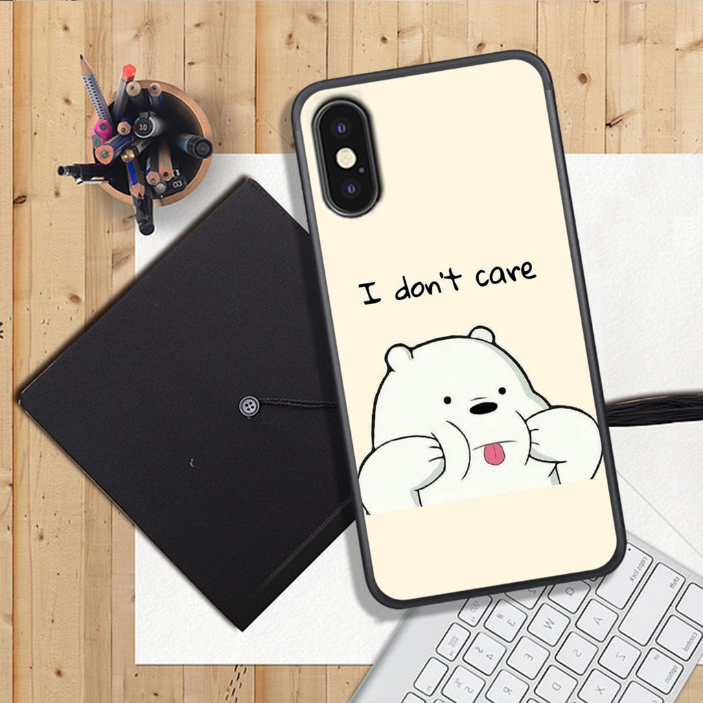 ỐP LƯNG IPHONE X/SX/XR/XSMAX, IN HÌNH GẤU HAPPY, MANG LẠI NHIỀU NIỀM VUI.