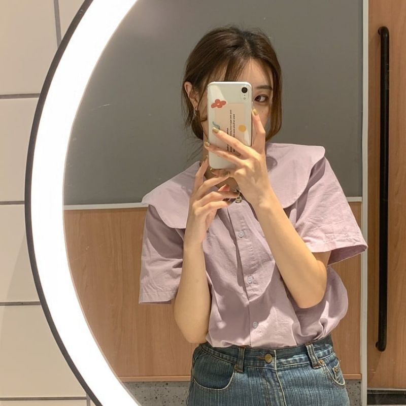 Sơ mi thô cổ bèo