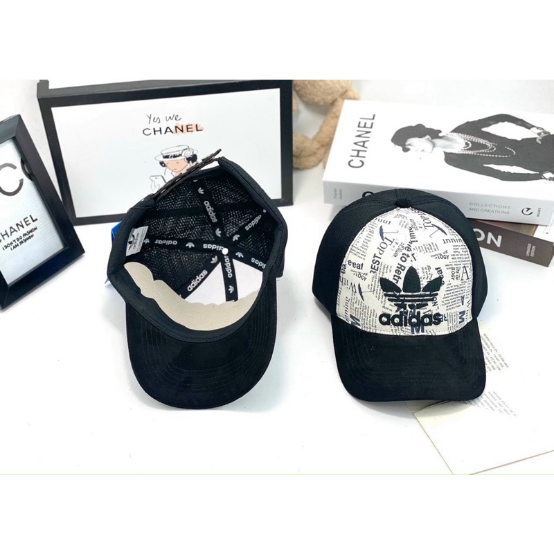 Mũ/Nón kết lưỡi trai vnxk vải in chữ phối lưới Da lộn thêu das cty cực chất thời trang nam nữ