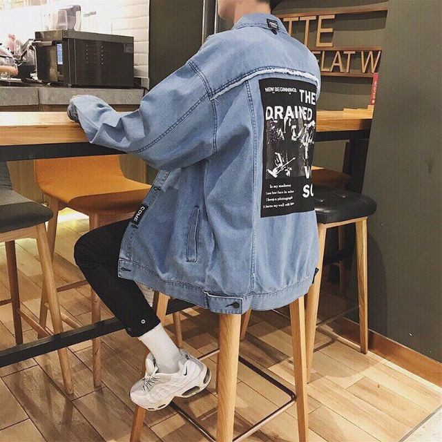 [6 TÚI ]Áo Khoác Jean Nam Nữ Đắp Hình Khóa Tay cực Hót | BigBuy360 - bigbuy360.vn