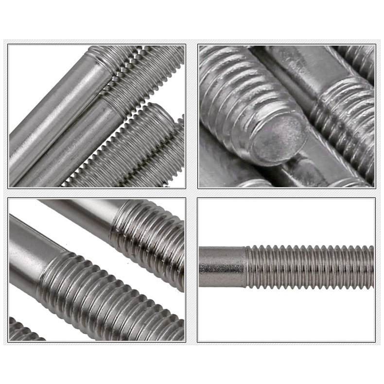 Bu Lông Hai Đầu M6 / m8 / m10 / m12 Bằng Thép Không Gỉ 304