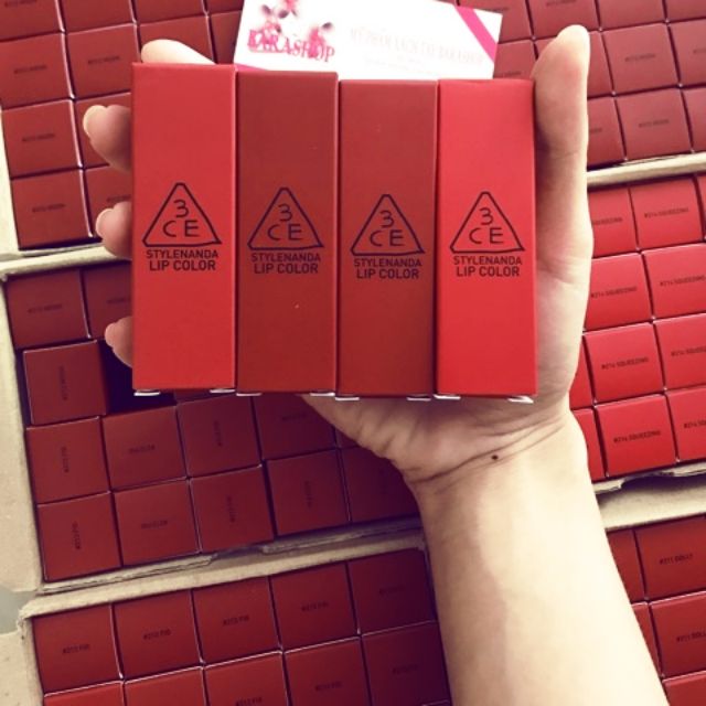 Son 3CE red recipe matte lip color