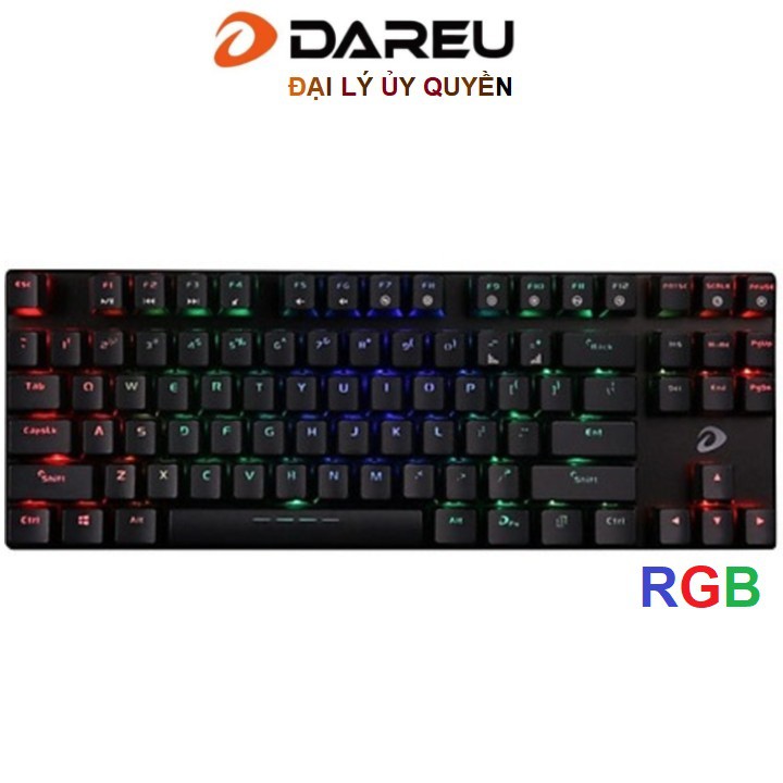 Bàn phím cơ DAREU EK880 led RGB (RGB, Blue/ Brown/ Red D switch)