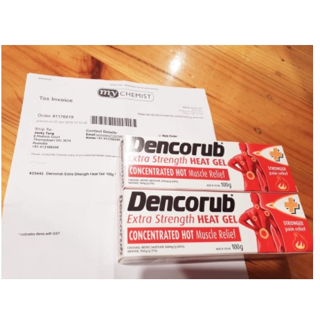 Hàng ÚC- Kem xoa bóp Dencorub Heat Gel bôi chống viêm khớp và đau cơ cực hiệu quả của Úc9