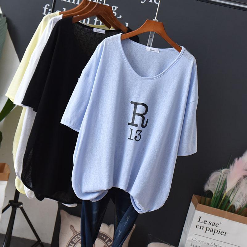 Áo Thun Hàn Quốc Plus Size Cho Nữ C9064 [40-150KG]