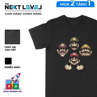 Áo thun Mario - Bohemian Rhapsody Unisex THE NEXT LEVEL - Cotton 100% nam nữ - BT0013