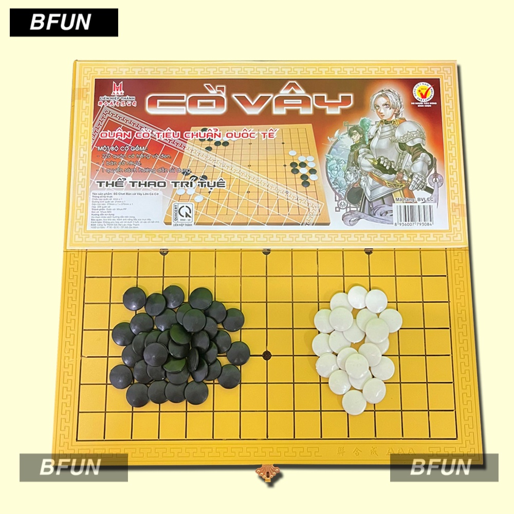 Cờ Vây + Cờ Caro 2 TRONG 1  Liên Hiệp Thành Bàn Nhựa / Giấy Cao Cấp - Boardgame Đồ Chơi Giáo Dục BFUN