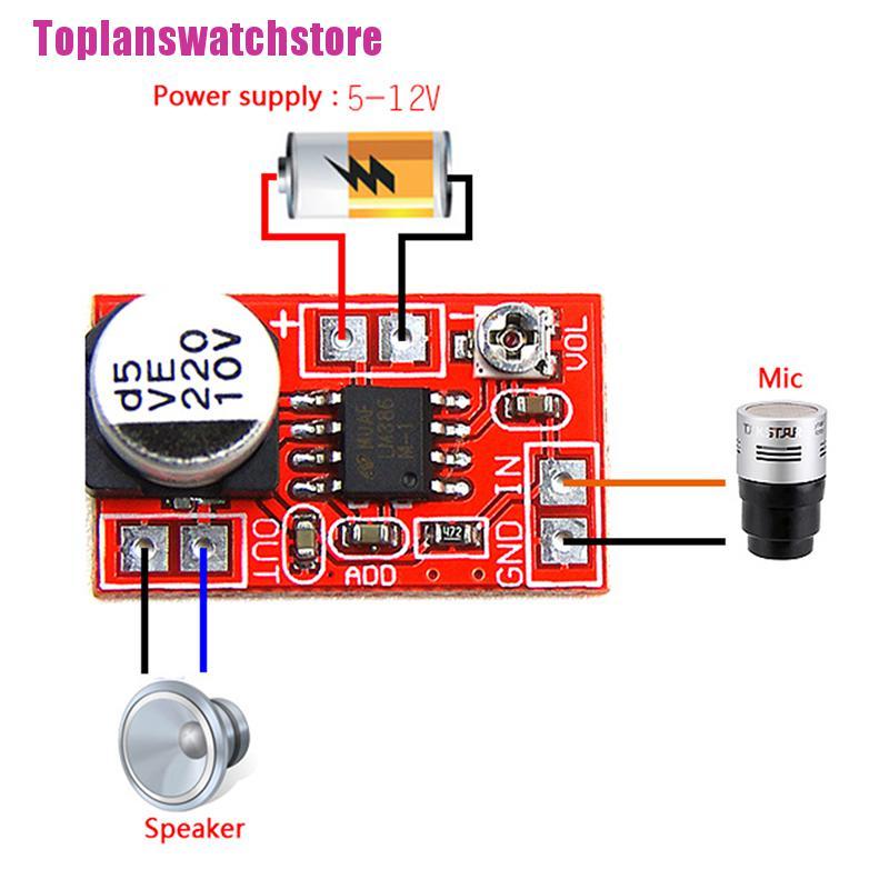 Bảng Mạch Khuếch Đại Micro Dc 5v-12v Chất Lượng Cao