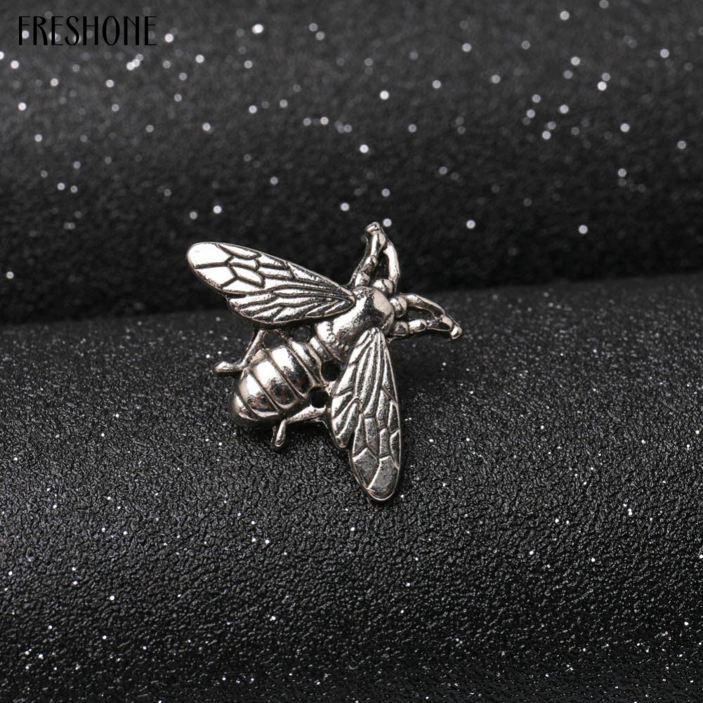 2 Pcs Vintage Metallic Carving Bees Cufflinks Suits Shirt Cuff