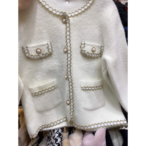 Áo khoác len lông thỏ | BigBuy360 - bigbuy360.vn