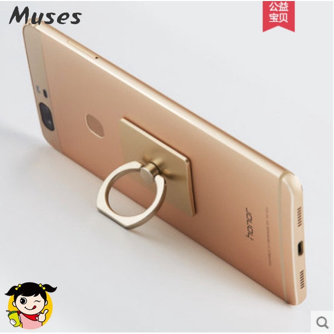 Vòng đỡ kim loại có thể xoay 360 ° tiện dụng cho điện thoại iPhone Samsung