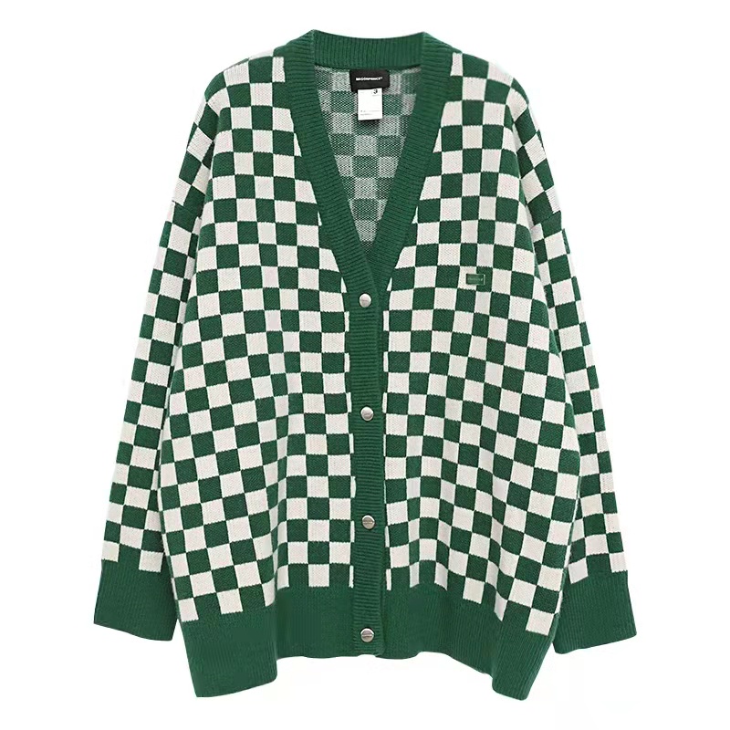 ❇☜❁Áo khoác Cardigan dệt kim dáng rộng phong cách Hàn Quốc mùa thu đông mới cho nam và nữ