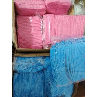 mũ trùm đầu,túi 100 cái