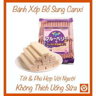 Bánh Kem Xốp Bổ Sung Canxi Healthy  Club Vị Sữa /Vị Việt Quất Nhật Bản (21.3g x 40 bánh)