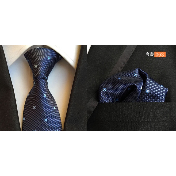Set Khăn Choàng Cổ + Khăn Tay Bỏ Túi Áo Vest Thời Trang Cho Nam