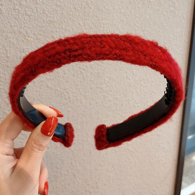 Băng Đô Len Màu Trơn Phong Cách Thời Trang Hàn Quốc