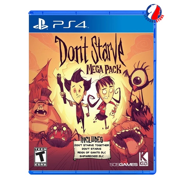 Don't Starve MEGA PACK - Đĩa Game PS4 - US