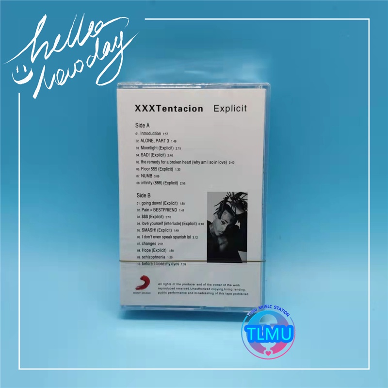Xxxtentacion Hoàn Toàn Mới -?  album cassette Cao Cấp Bịt Kín