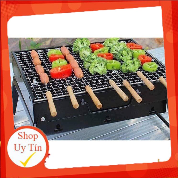 Bếp nướng than hoa bbq ngoài trời xếp gọn đi dã ngoại - Đồ gia dụng thông minh