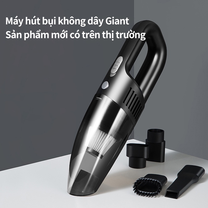 Máy hút bụi mini xe ô tô sạc không dây ,kiểu nhỏ cầm tay dùng cho xe ô tô dùng ở nhà công suất cao hút bụi mạnh mẽ YA513