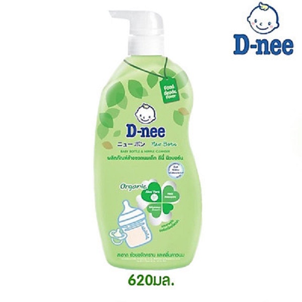 Nước rửa bình sữa Dnee dạng túi 600ml chai 620ml D-nee Thái cao cấp an toàn NUOCR01