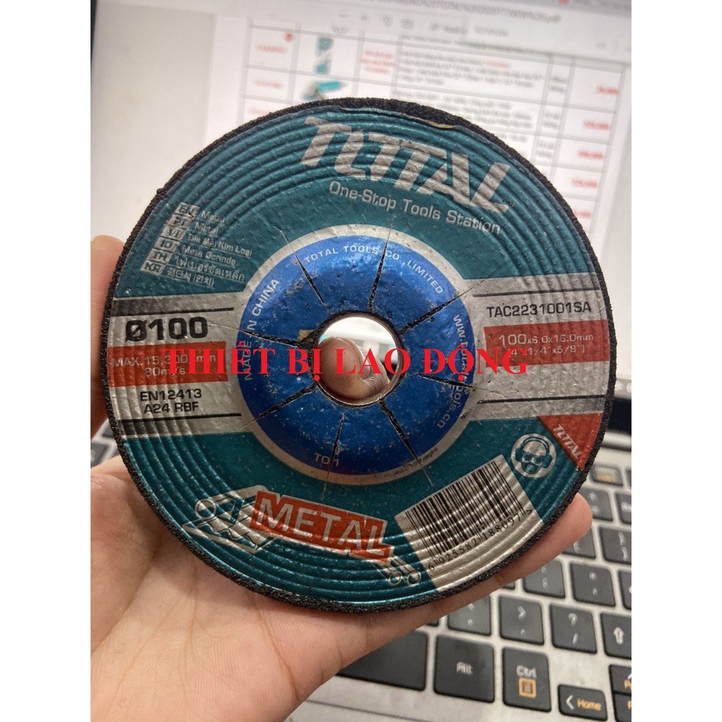 100MM ĐĨA MÀI KIM LOẠI TOTAL TAC2231001SA