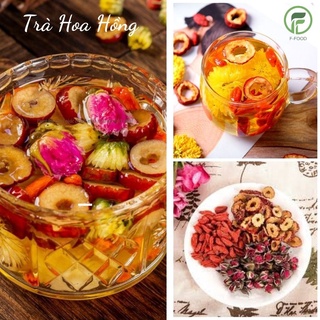 Trà Hoa Thảo Mộc Detox Giảm Cân - Set Trà Hoa Cúc, Hoa Hồng Dưỡng Nhan An Thần, Tốt Cho Sức Khỏe