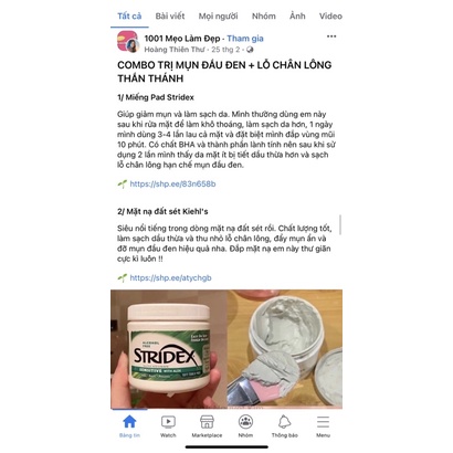 Bông lau trụ mụn STRIDEX 90m