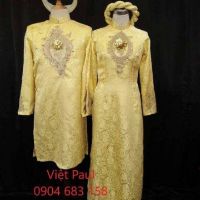 (echi) Áo dài cưới cô dâu