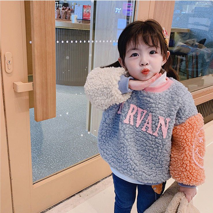 Áo Hoodie Dày Chui Đầu Tay Dài Phong Cách Hàn Quốc Mới