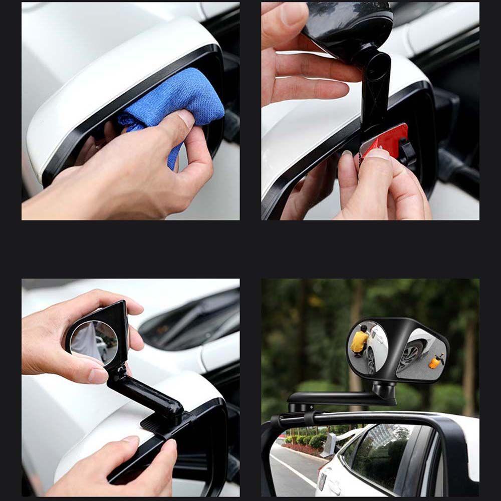 Gương Chiếu Hậu Tròn Góc Rộng Điều Chỉnh Được 360 Độ Bằng ABS AUGUSTINE Cho Xe Hơi