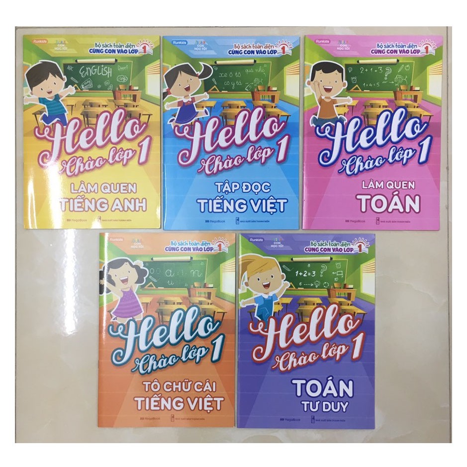 Sách Combo 5 Cuốn - Hello Chào Lớp 1