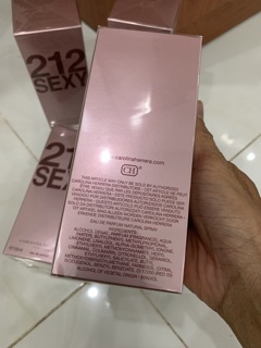 Nước hoa 212 sexy edp 100ml fullbox