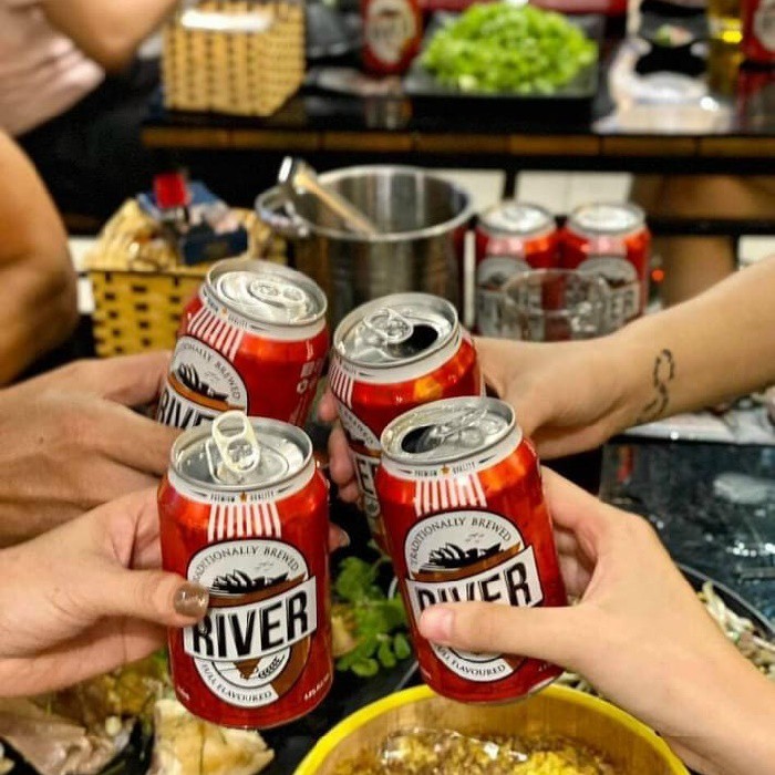 Bia đỏ River xuất Úc 24 lon