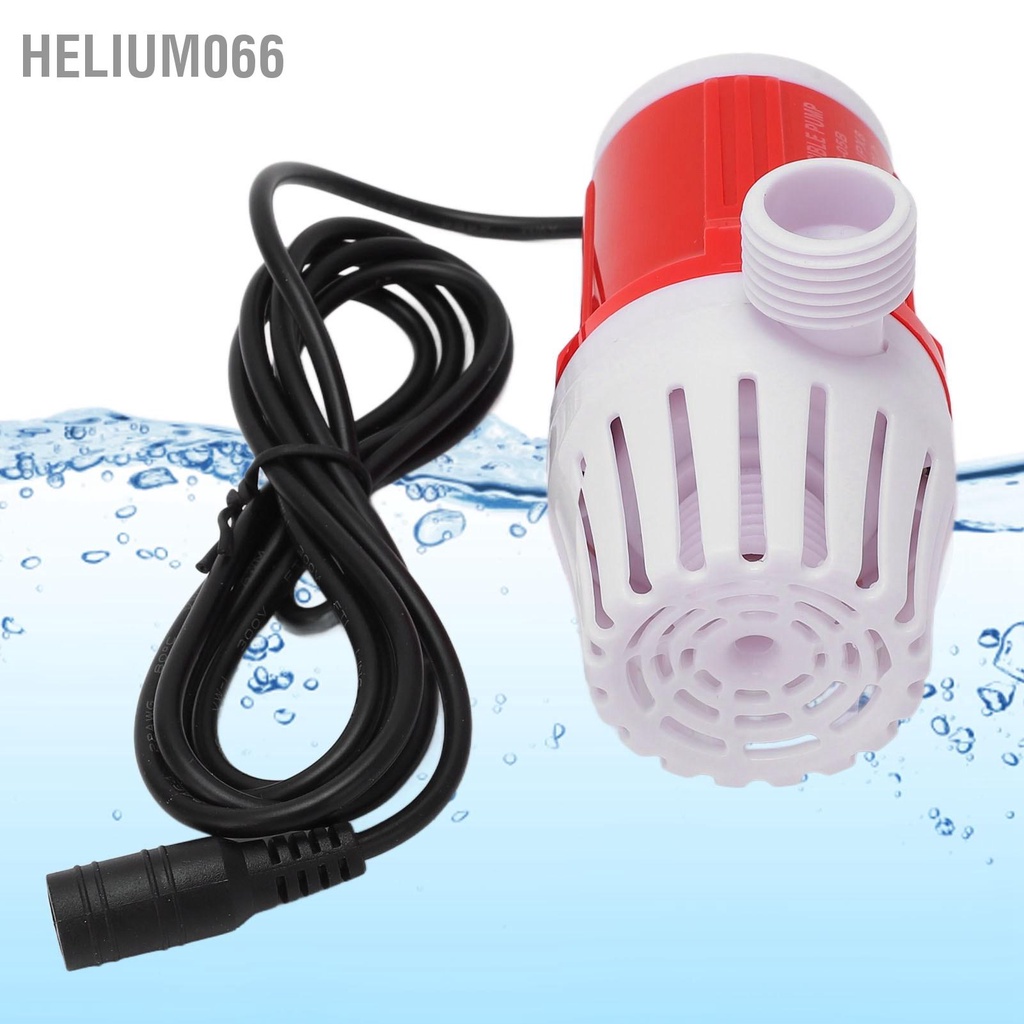 Máy bơm tăng áp Nước tuần hoàn không chổi than 1200L / h 20W DC12V cho Bể cá Helium066