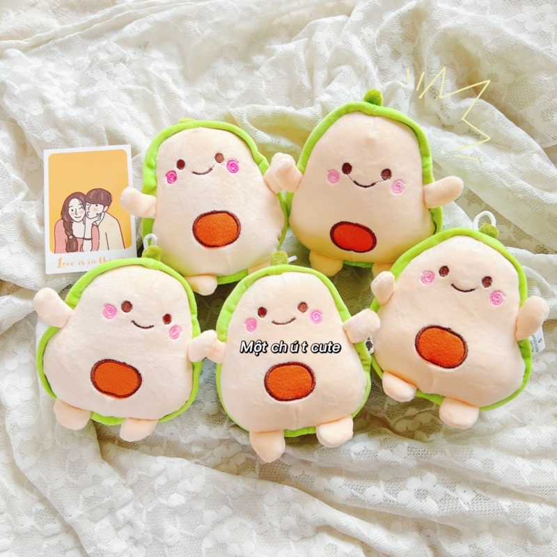 Gấu bông bơ tròn dễ thương tròn nhỏ cho bé - Một chút cute