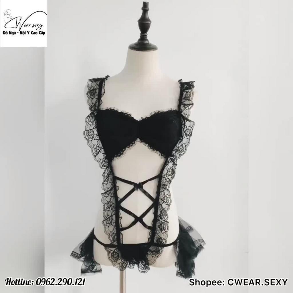 Cosplay Nữ Giúp Việc Nóng Bỏng Gợi Cảm Sexy MS090 [CWEAR.SEXY_ĐỒ NGỦ & NỘI Y CAO CẤP] | BigBuy360 - bigbuy360.vn