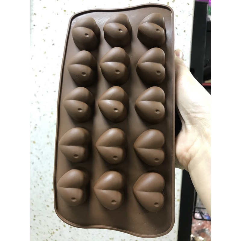 khuôn scl silicon hình tim