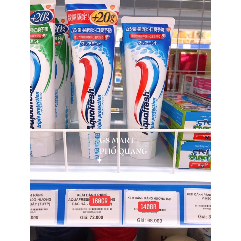 KEM ĐÁNH RĂNG AQUAFRESH các loại